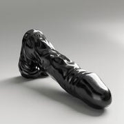 All Black Steroid - The Referee Dildo - 45 x 9,5 cm - Zwart