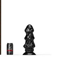 All Black Steroid - The Rally - Dildo - 28 x 11,4 cm - Zwart