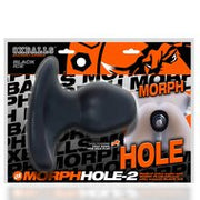 Oxballs - Morphhole-1 Gaper Plug - Maat S - Zwart Ice