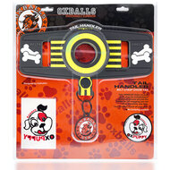 Oxballs - Tail Handler Show Tail - Buttplug met Hondenstaart - Zwart/ Geel