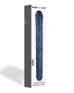 Strap-On-Me - Realistische Dubbele Dildo - Paars Metallic