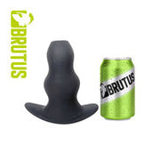 Brutus - Buttplug - Holle Buttplug - Ergo Bum - Silicone Tunnel Plug - Zwart - Maat XXL