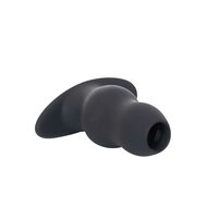 Brutus - Buttplug - Holle Buttplug - Ergo Bum - Silicone Tunnel Plug - Zwart - Maat XL