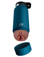 Pipedream - PDX Plus Fuck Flask Private Pleaser Discreet Stroker - Waterfles Vagina Masturbator - Bruin