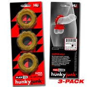 Hünkyjunk - Super Huj - 3 stuks - Cockrings - Bronze Metallic