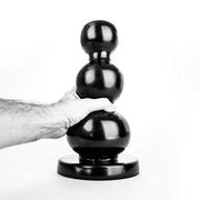 Bubble Toys - Momo - XXL Anaal Dildo  - 32 x 13,7 cm - Zwart