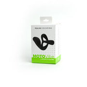 MOTOVibe - Pulse - Vibrerende Cockring met Ball Stretcher en Tickler - Zwart