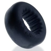 Oxballs - Axis - Ribbed Cockring - Zwart Ice