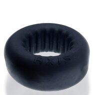 Oxballs - Axis - Ribbed Cockring - Zwart Ice
