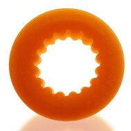 Oxballs - Axis - Ribbed Cockring - Orange Ice