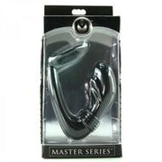Master Series - Cobra - Siliconen P-Spot Massager en Cockring - Zwart