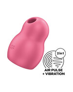 Satisfyer - Pro To Go 1 - Luchtdruk Vibrator met Vibraties - Roze