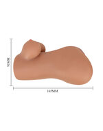 Crazy Bull - Hannah - Premium Masturbator met Twee Ingangen - Medium Huidskleur