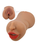 Crazy Bull - Zoey - Premium Masturbator met Twee Ingangen - Medium Huidskleur