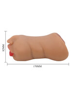 Crazy Bull - Zoey - Premium Masturbator met Twee Ingangen - Medium Huidskleur