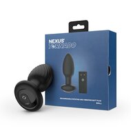 Nexus - Tornado - Vibrerende Buttplug - Zwart - Maat S