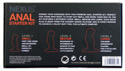 Nexus - Anal Starter Kit - 3 Siliconen Buttplugs - 3 maten - Zwart