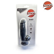 Champs - Bobby Dual Density Dildo - 15 cm - Zwart