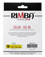 Rimba - Halsband - Collar Met Tekst - USE ME - Siliconen - Zwart