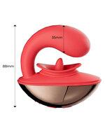 Intoyou - Rondy - Likkende Clitoris Vibrator - Met App Control - Rood