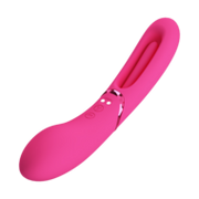 Pretty Love - Romance Lexie - Vibrator met Wiebelend Tongetje - Roze