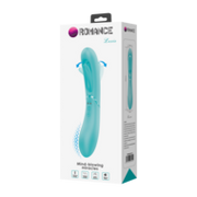 Pretty Love - Romance Lexie - Vibrator met Wiebelend Tongetje - Turquoise