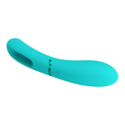 Pretty Love - Romance Lexie - Vibrator met Wiebelend Tongetje - Turquoise
