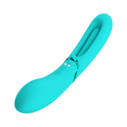 Pretty Love - Romance Lexie - Vibrator met Wiebelend Tongetje - Turquoise