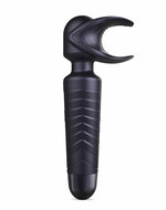 ManWan - Man.Wand EVO - Oplaadbare Masturbator en Wand Vibrator - Black Plum