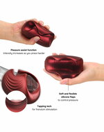 ManWan - Sub One - Vibrerende Masturbator met Tapping Feature - Velvet Red
