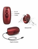 ManWan - Sub One - Vibrerende Masturbator met Tapping Feature - Velvet Red