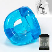 Sport Fucker - Half Guard Cockring - Siliconen en TPR - IJsblauw