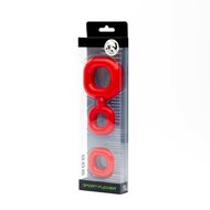 Sport Fucker - Boner Kit  - Cockring En Ballstretcher - Rood