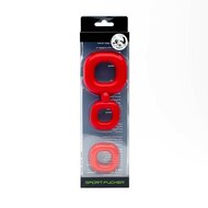 Sport Fucker - Boner Kit  - Cockring En Ballstretcher - Rood