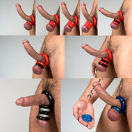 Sport Fucker - Boner Kit  - Cockring En Ballstretcher - Rood