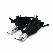 Kiotos - Zwart Lederen Mini Flogger Zweep Hangers