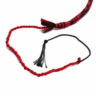 Kiotos - Nylon Bullwhip - Zwart/Rood - 270 cm