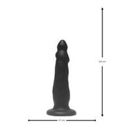 Brutus  - Bum Buddy - Mithras - Buttplug - Siliconen - Zwart - Maat S