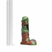 Kiotos Revolt - Dildo Fantasie - Green Army - Nr. 01 - Medium - 18 x 5,5 cm