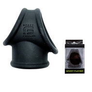 Sport Fucker - Siliconen Cock Tube - Cockring en Ballstretcher - Zwart