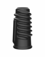 LoveToy - Spiral Knights Ring - Vibrerende Penis Sleeve - diameter 3.7 cm - Zwart