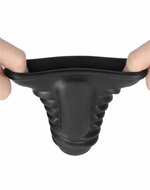 LoveToy - Spiral Knights Ring - Vibrerende Penis Sleeve - diameter 3.7 cm - Zwart