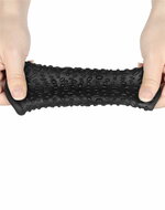 LoveToy - Drip Knights Ring - Vibrerende Penis Sleeve - diameter 3.7 cm - Zwart