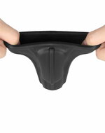 LoveToy - Ridge Knights Ring - Vibrerende Penis Sleeve - diameter 3.7 cm - Zwart
