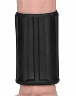 LoveToy - Ridge Knights Ring - Vibrerende Penis Sleeve - diameter 3.7 cm - Zwart