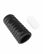 LoveToy - Wave Knights Ring - Vibrerende Penis Sleeve - diameter 3.7 cm - Zwart