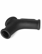 LoveToy - Silk Knights Ring - Vibrerende Penis en Scrotum Sleeve - diameter 2.8 cm - Zwart