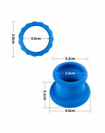 LoveToy - Pinnacle Pro - Twin Flex Stretcher Cockring - Blauw