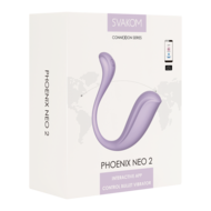Svakom - Phoenix Neo 2 Interactieve Bullet Vibrator - App Control - Lila