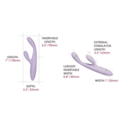 Svakom - Cici 2+ Verwarmende G-Spot Vibrator Met Flexibele Kop - Met App Control - Lila